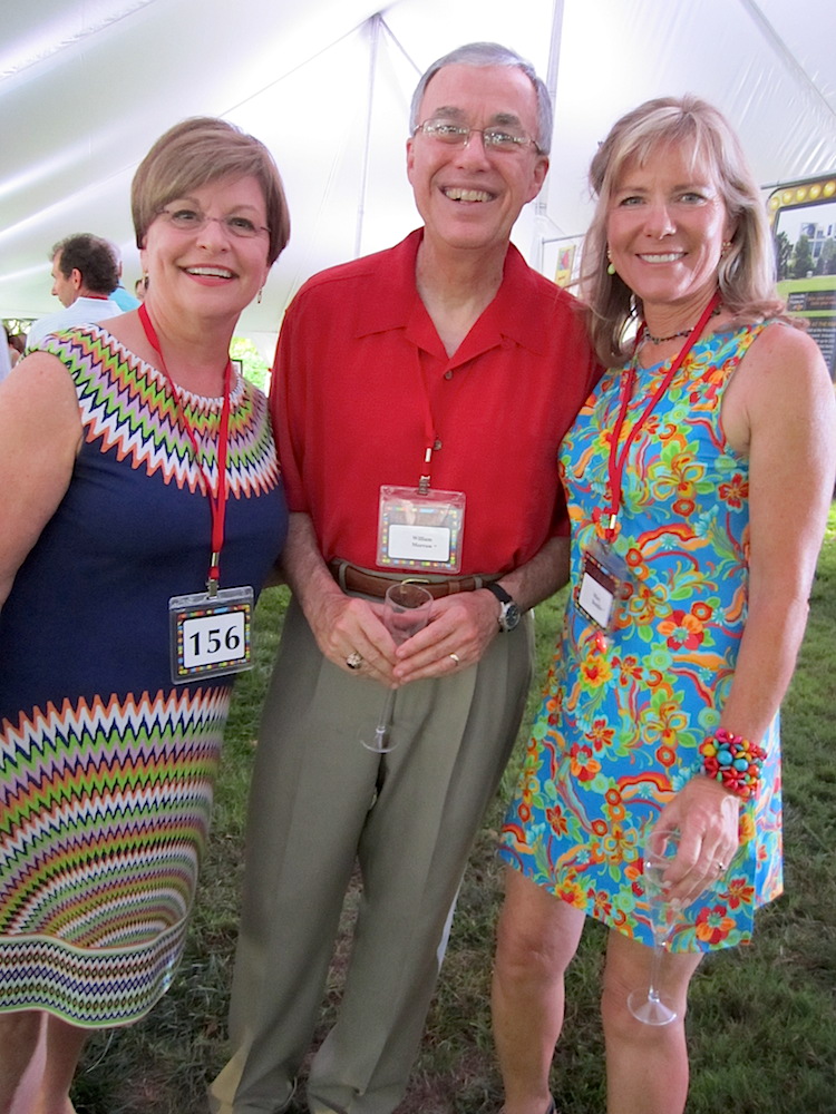 Ginny and Bill Morrow with Missy Kane, left.
