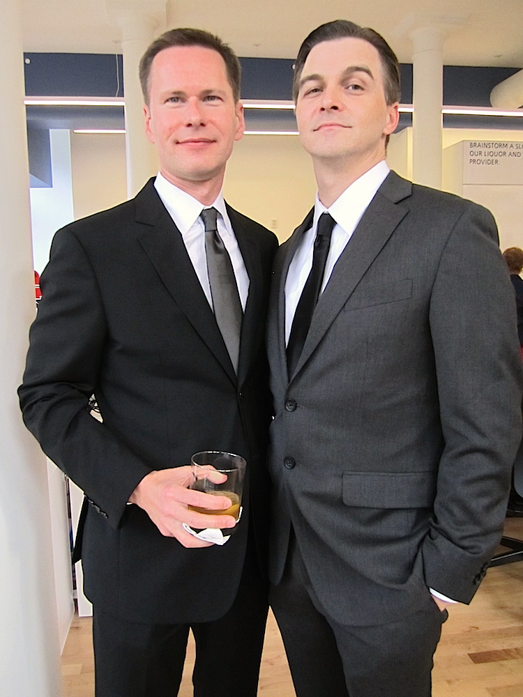 Scott Bird, left, of Moxley Carmichael, and Michael Higdon.