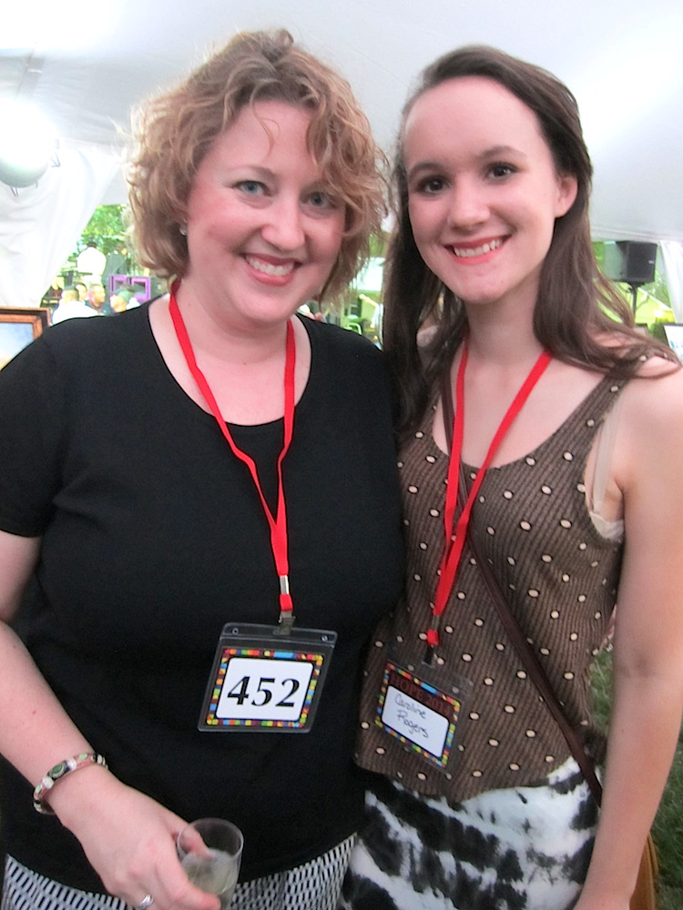 Tasha Blakney, left, and Caroline Rogers