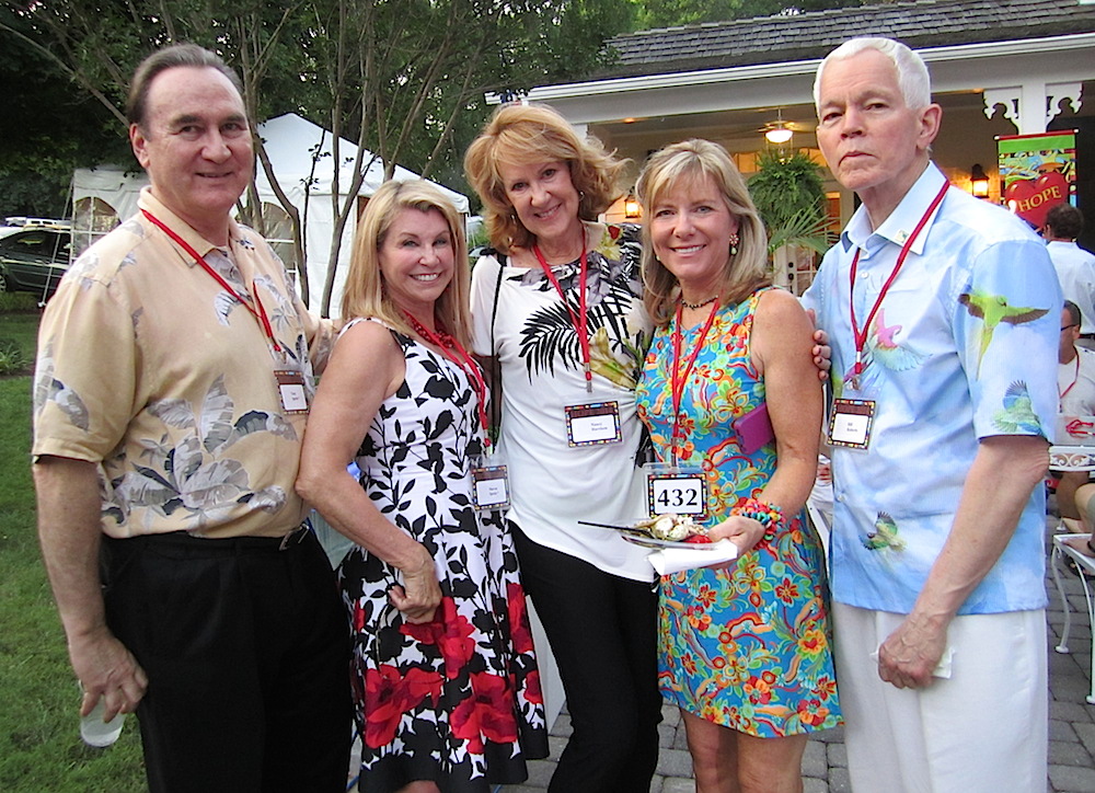 From left, Tony and Sharon Spezia, Nancy Harrison, Missy Kane and Bill Roberts.