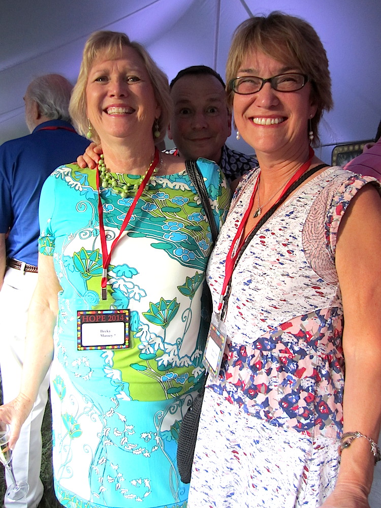 State Sen. Becky Duncan Massey, left, and Mary Fran Darwin.