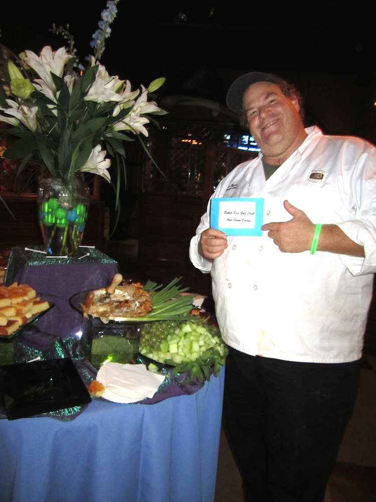 Here's part of the reason. Chef Bruce Bogartz has been added to the restaurant chain's team as corporate chef. He had a lot to do with the special food at the event.