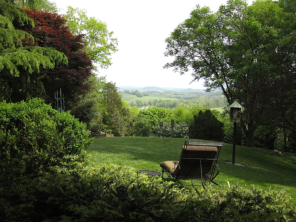 You can see both the Tennessee River and the Smoky Mountains from God's Answer to Our Prayers.