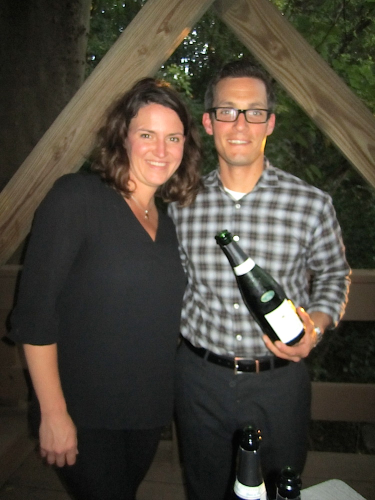Andy Chabot, sommelier and director of food and beverage at Blackberry Farm, and his wife, Sarah Chabot.