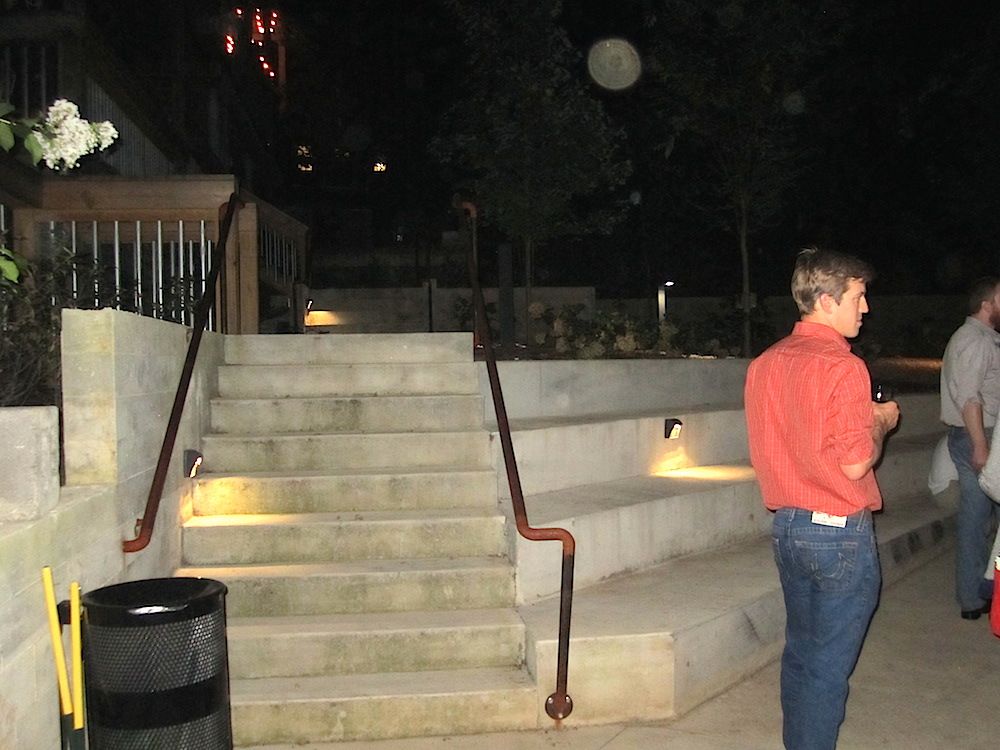 Here's the courtyard.