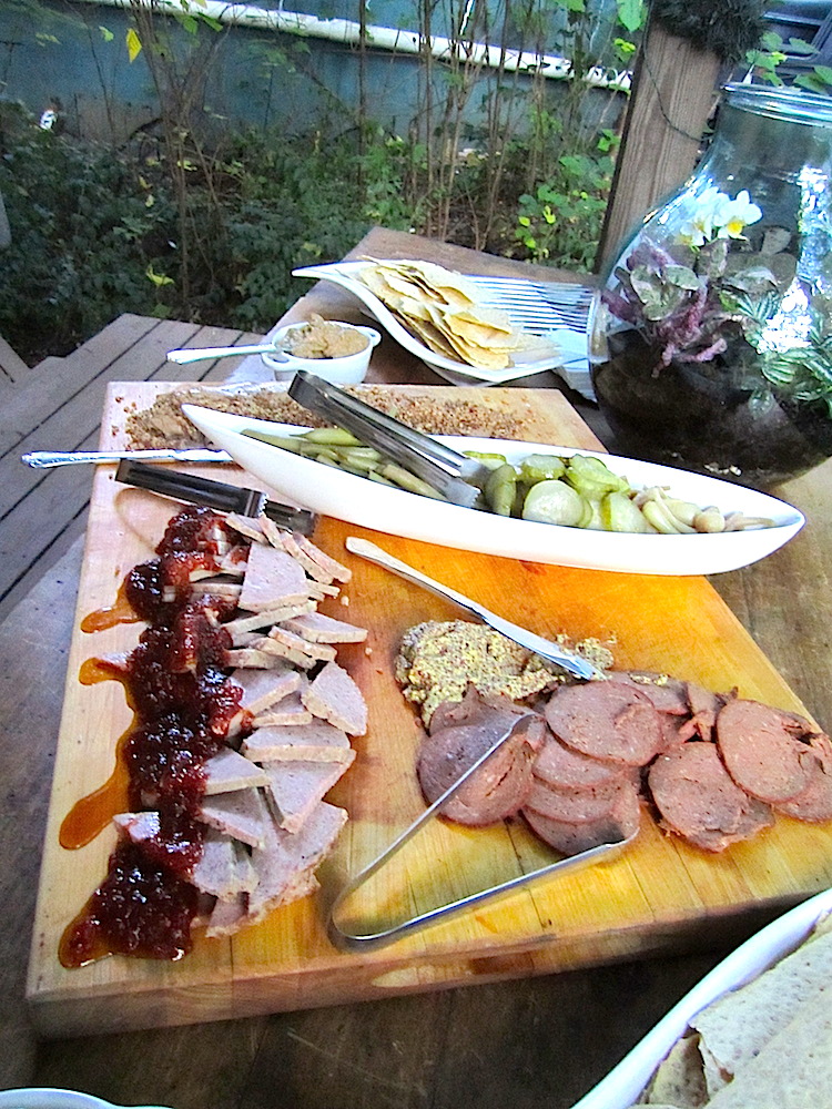 This charcuterie display was awaiting our arrival, as well.