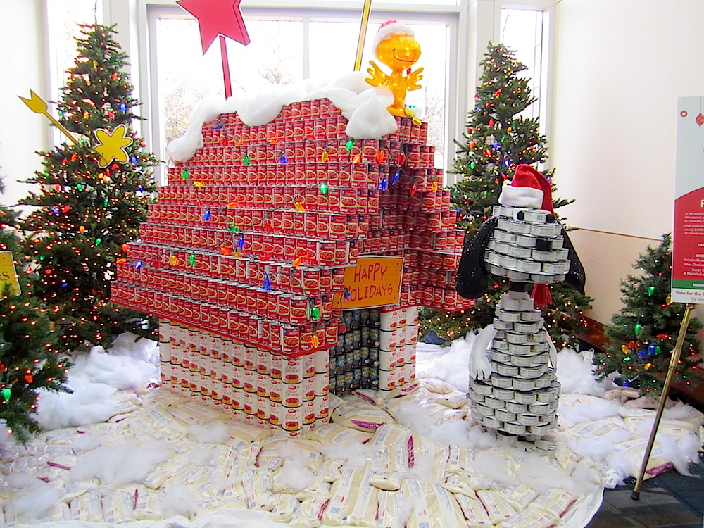"A CANtastic Peanuts Christmas" was the entry by Johnson Architecture, Moxley Carmichael and Partners Development.