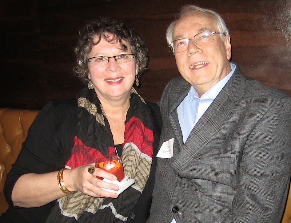 Mary Constantine, food editor of the News Sentinel, and Alan Carmichael, my hubs.