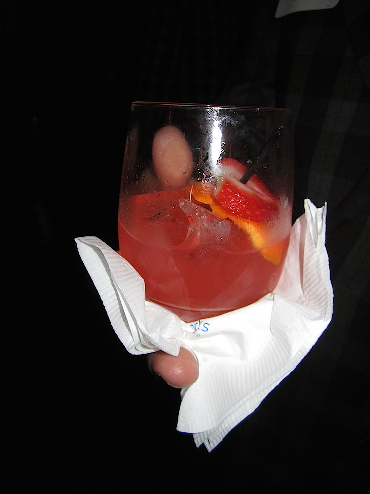 Here's one of those signature cocktails -- "Aunt Adelaide."