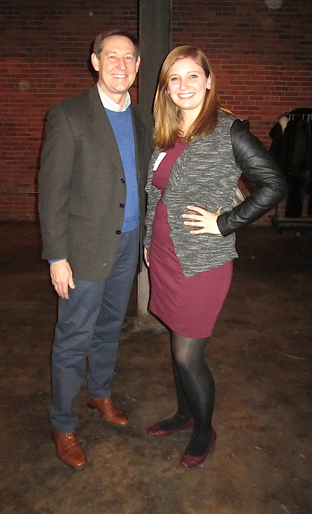 Jim Samples of Scripps Networks with Amanda Shell Jennings of Moxley Carmichael.