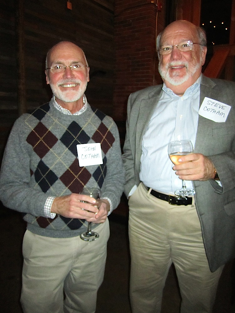 Brothers John, left, and Steve Cotham.