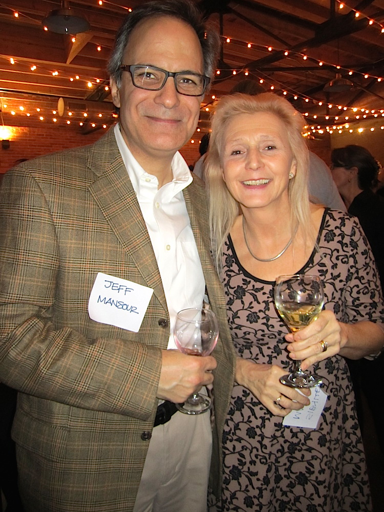 Jeff and Sibylle Mansour. He's executive director of the Aslan Foundation.