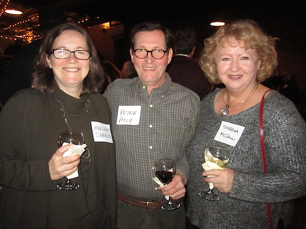 From left, Margaret Samples, Peter Acly and Sheena McCall.
