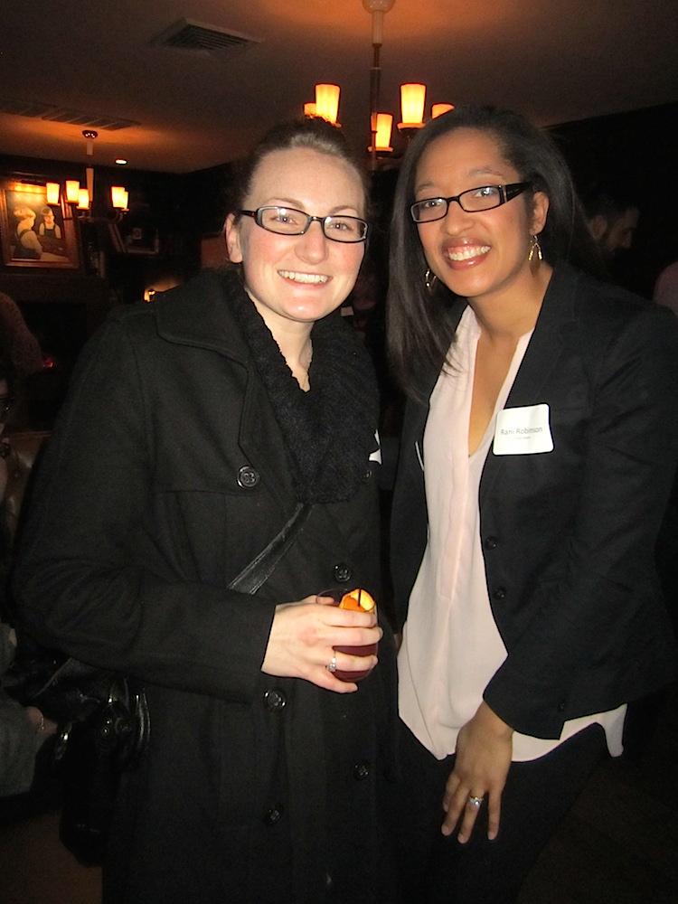 Rani Robinson with Rebecca Webster, associate editor of CityView magazine.