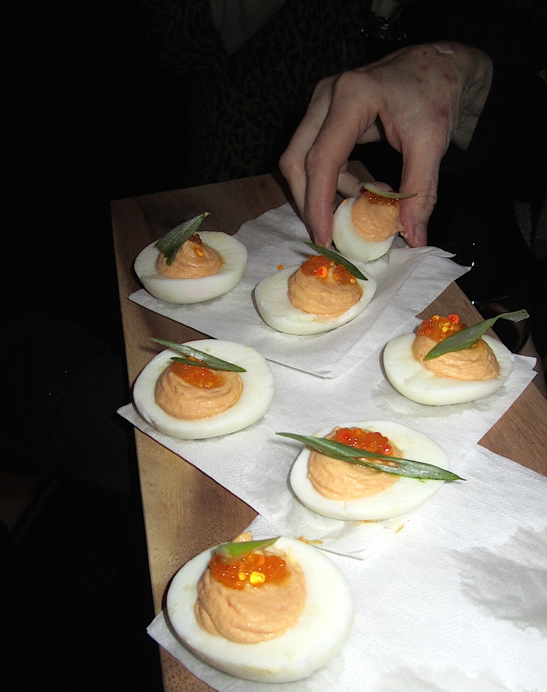 Deviled eggs from Knox Mason. Yum.