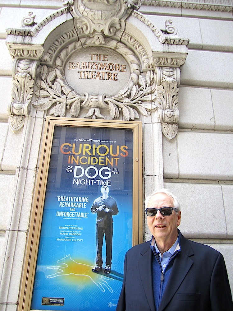 Alan at the Barrymore on West 47th Street prior to the first play with our Knoxville group.