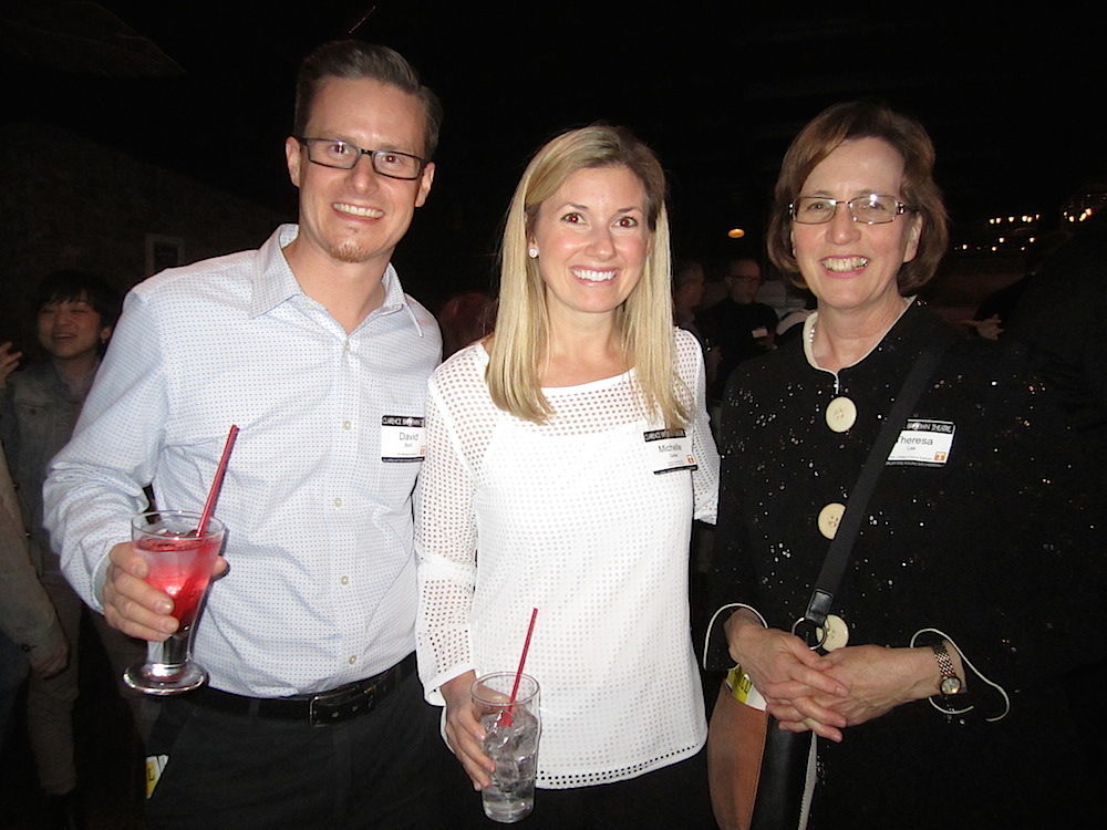 From left, David Byrd of Clarence Brown; Michelle Geller, who is in development for UT's College of Arts and Sciences; and the college's dean, Theresa Lee.