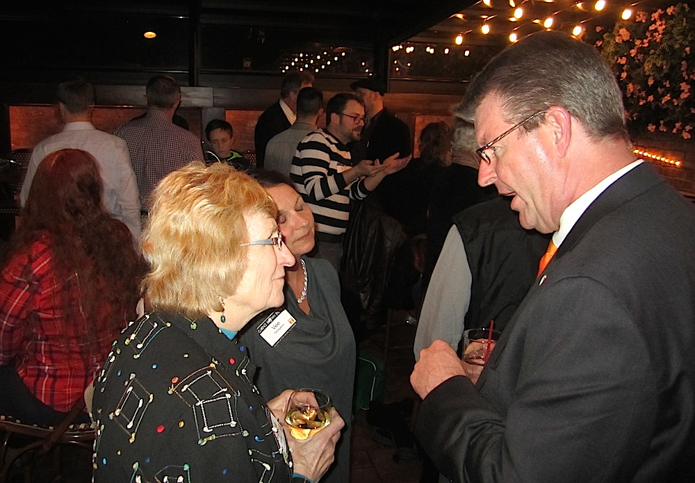 More mingling.
