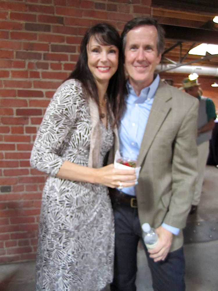 Thanks a million to John Craig, the biscuit boss, here with Tasia Malakasis, the owner of Belle Chevre, a goat cheese company in Elkmont, Alabama. She was a presenter at the conference.
