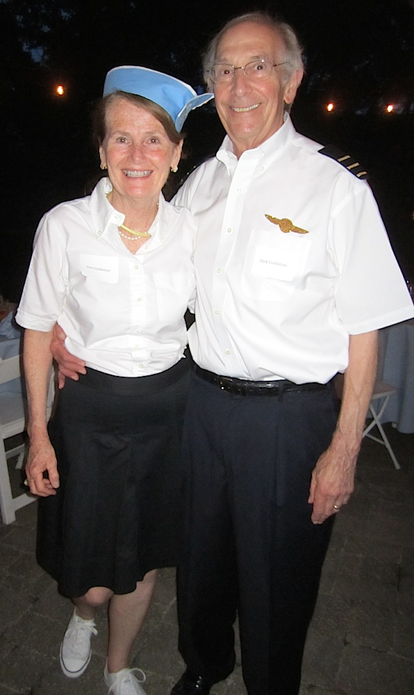 Hosts Ann and Dick Goldstine.