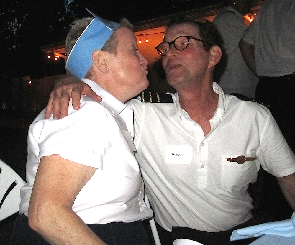 Ellen Robinson and Peter Acly. (Get a room!)