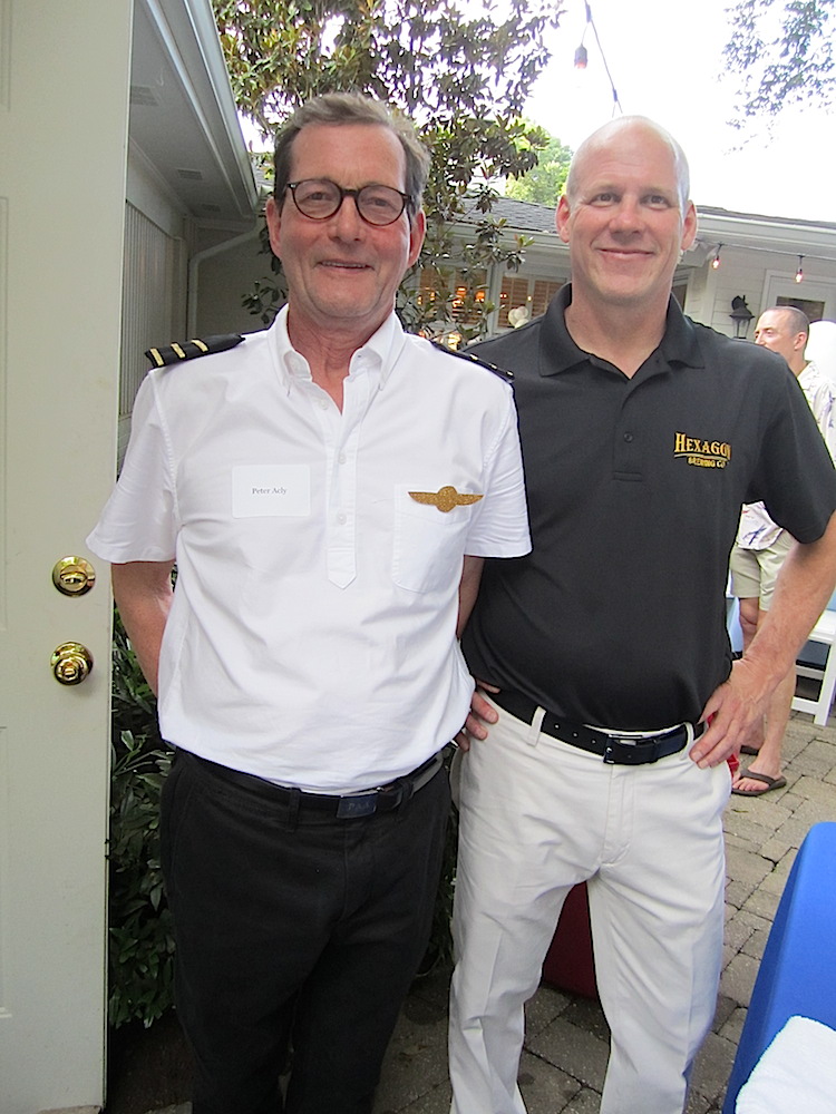 Peter Acly and Stephen Apking were staffing the bar.