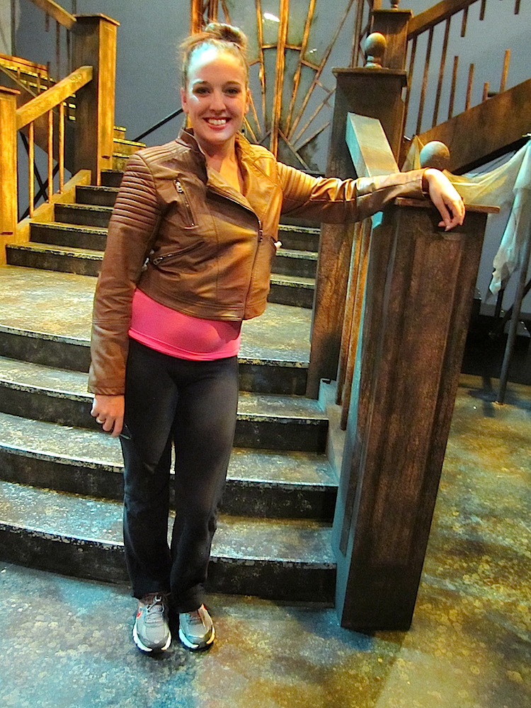One of the actors from the play showed up unexpectedly to pick up something. Xxxxxx Xxxxxx, played Xxxxxx Xxxxx in the show.