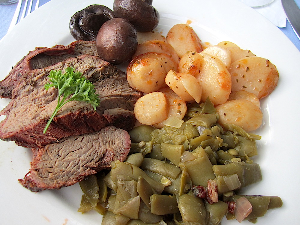 "Love Me Tenderloin" was the centerpiece of the entree. Ha.