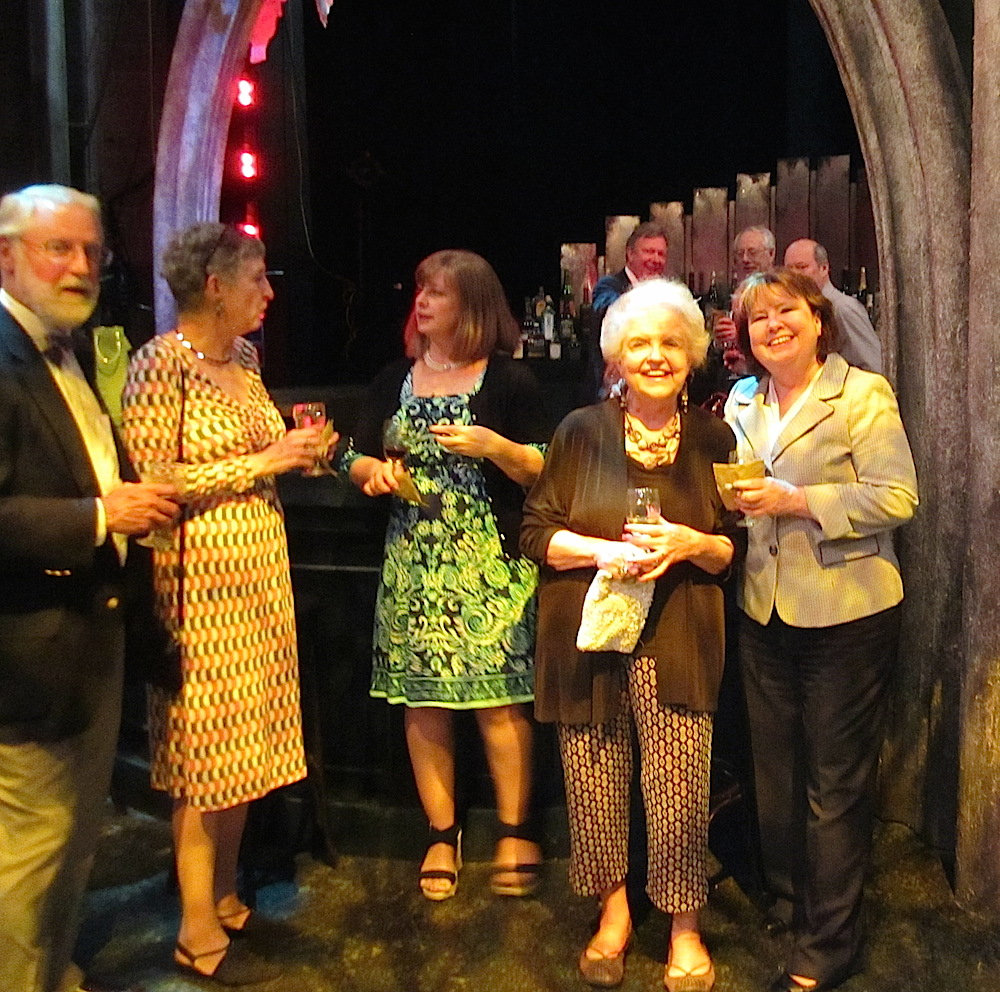 From left, Finbarr Saunders, Ellen Bebb, Rebecca MacLean, Dawn Ford and me.