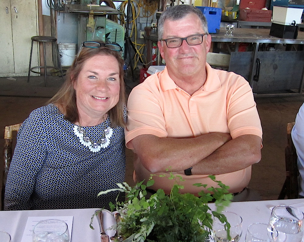 Amy and John Candy drove over from Memphis to attend this dinner! (And to visit their daughter, who lives in Knoxville.)