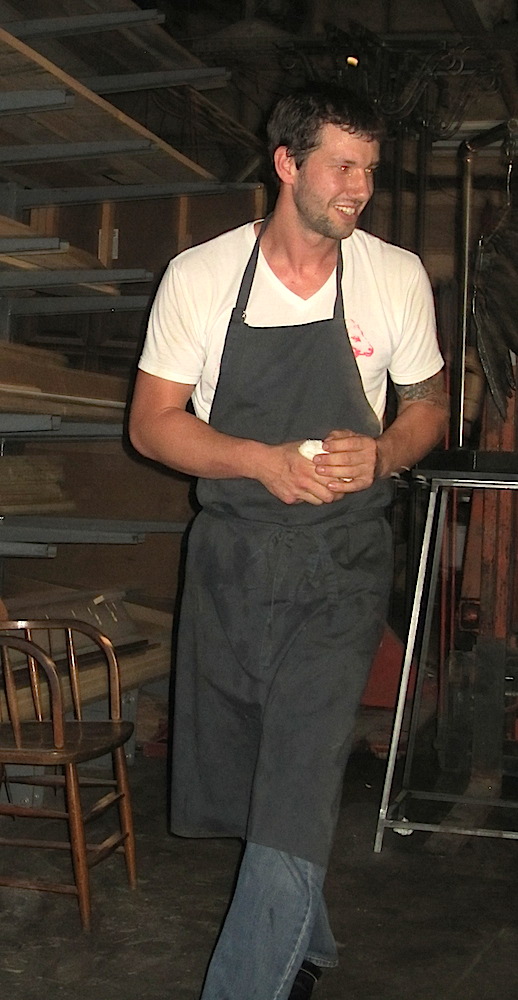Dustin Busby or Just Ripe, the Hoof food truck, and Century Harvest Farms, was another of the featured chefs.