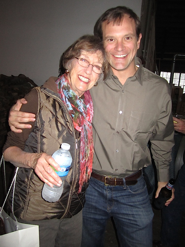Here's our hostess, Marsha Grieve with City Councilman Marshall Stair.