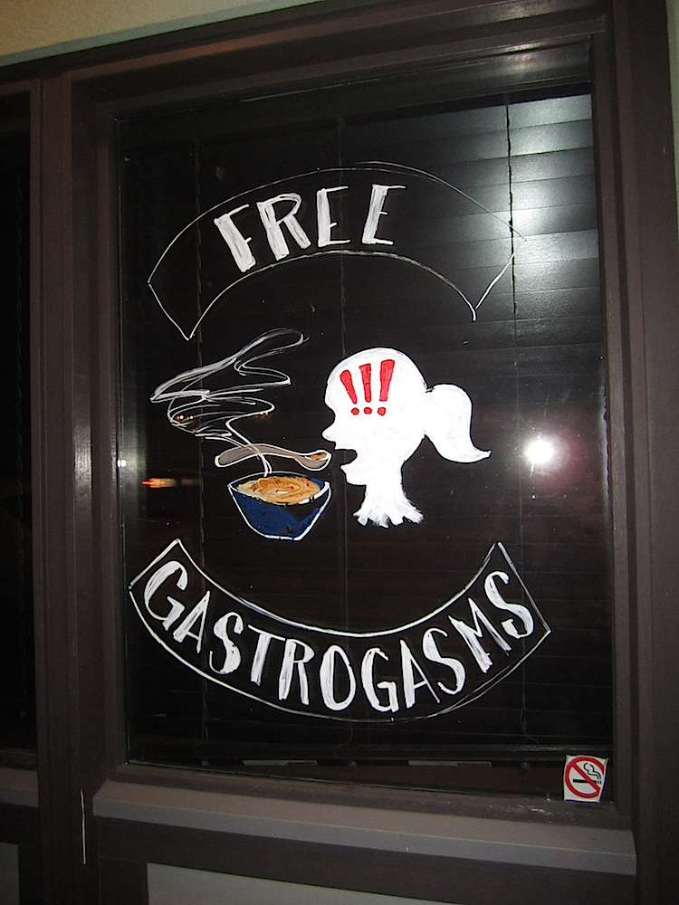 We headed over to Holly's Corner, the former Corner Lounge on Central Avenue. Holly has quite the sense of humor.