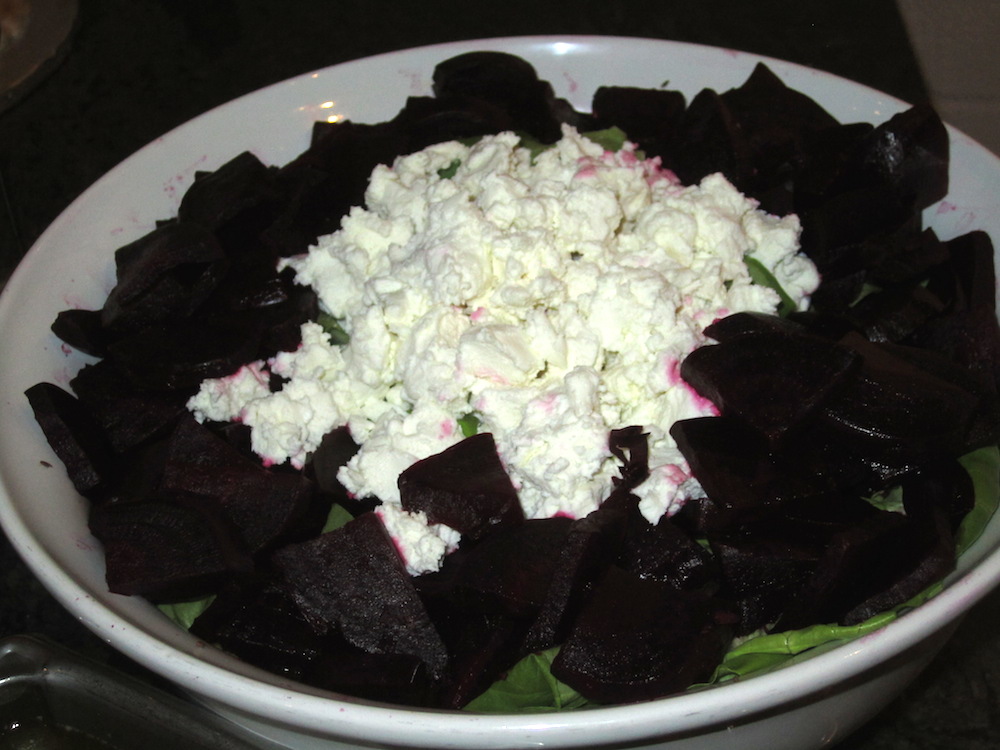 As was the roasted beet salad with goat cheese.
