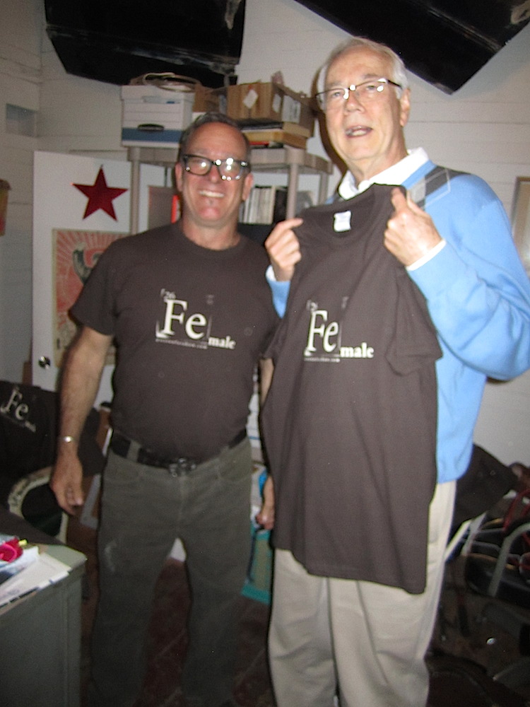 When it was time to leave, Alan bought us a t-shirt.