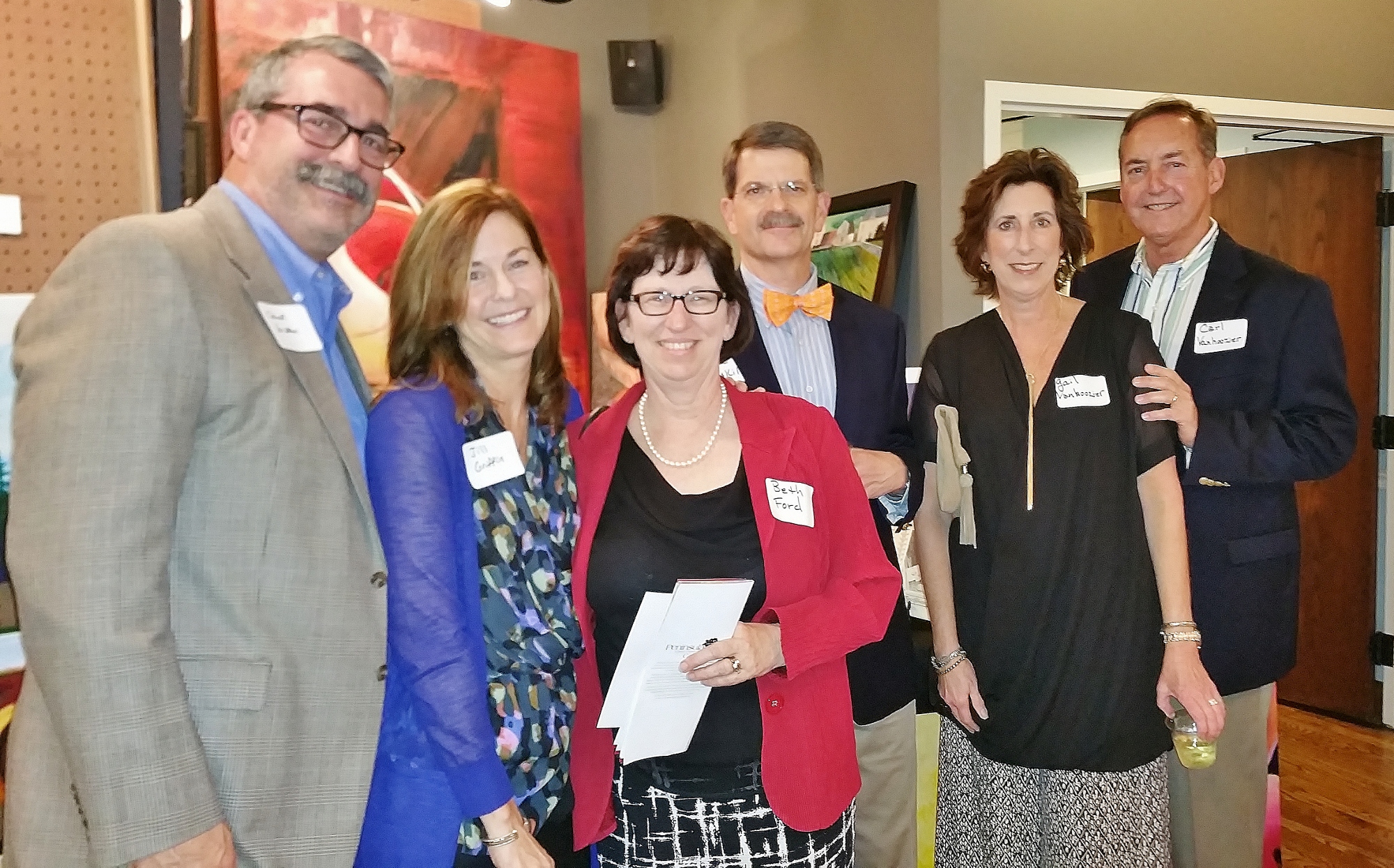 Chuck and Gill Griffin, Beth Ford and husband Mike Driskill, Gail and Carl Vanhoozier.