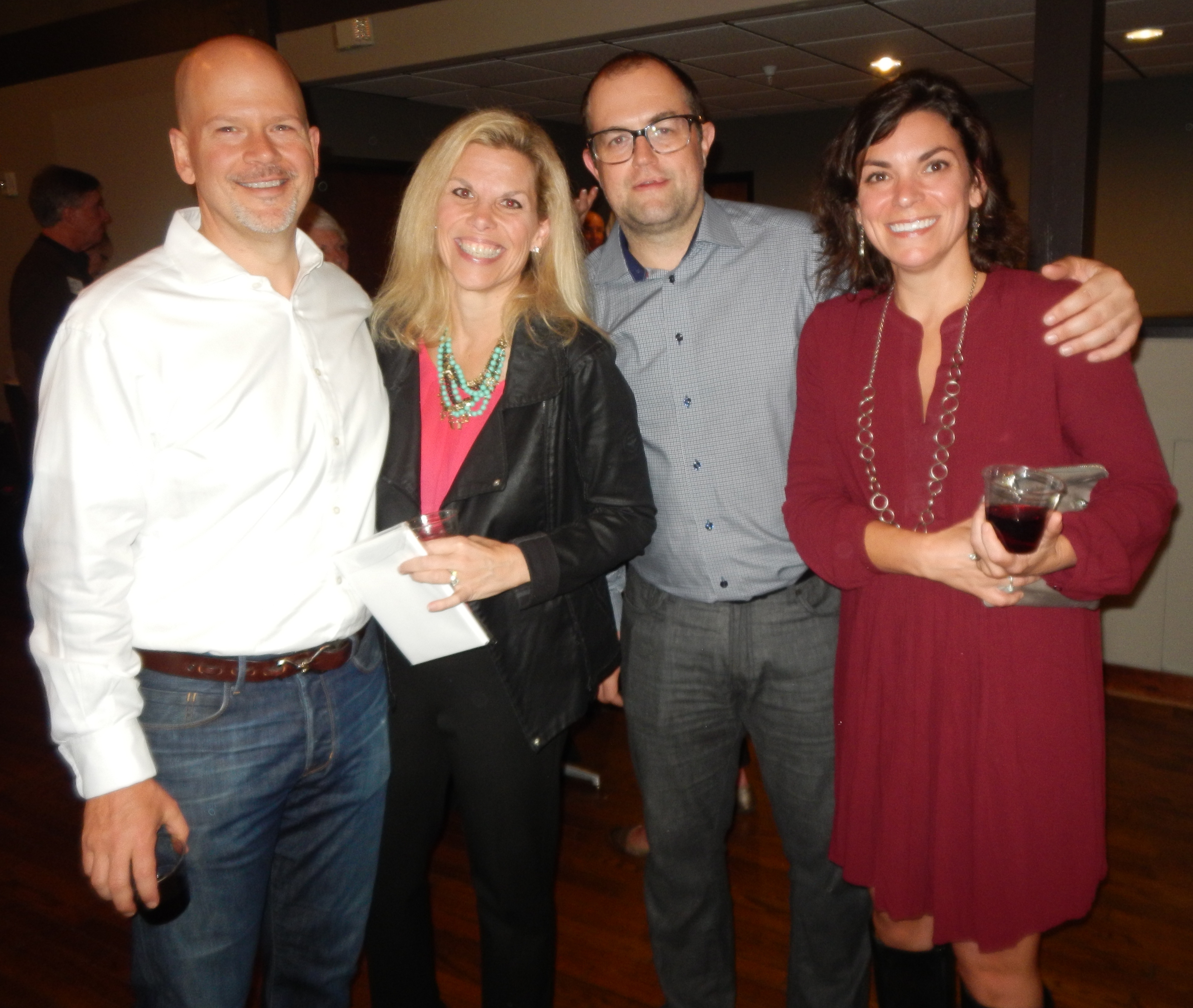 Garrett and Jama Wagley with Chris and Kari Ford.