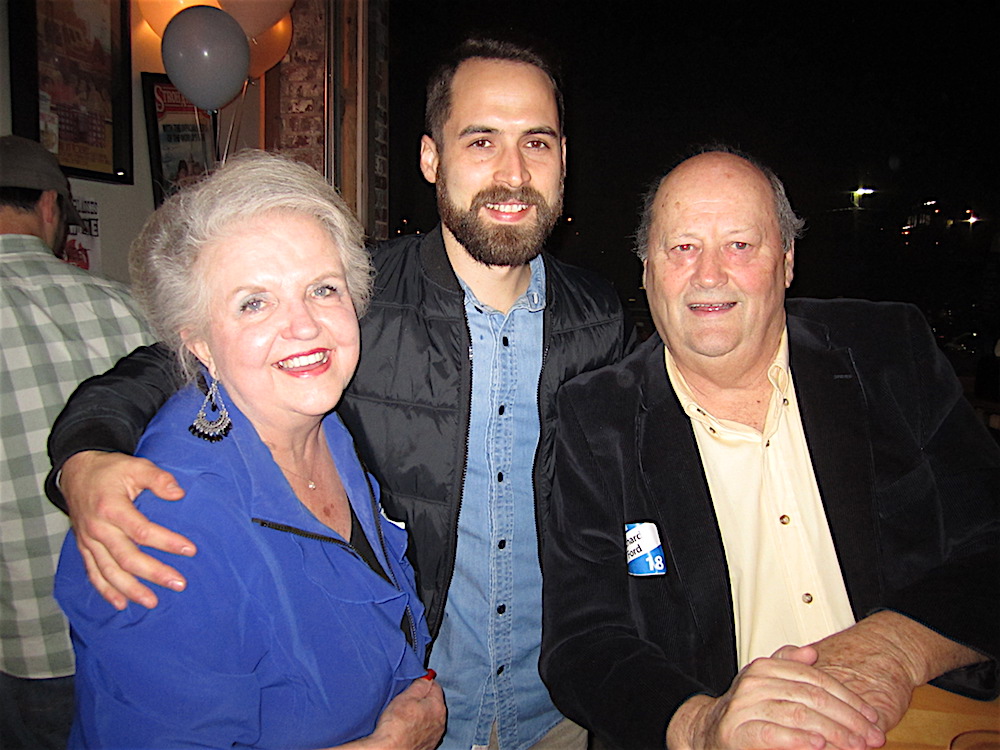 Sweet P's co-owner Jonathan Ford with his aunt and uncle, Dawn and Richard Ford.