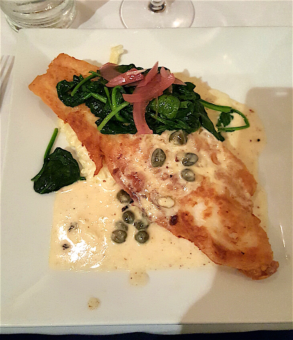 I adored the grouper piccata that I ordered.