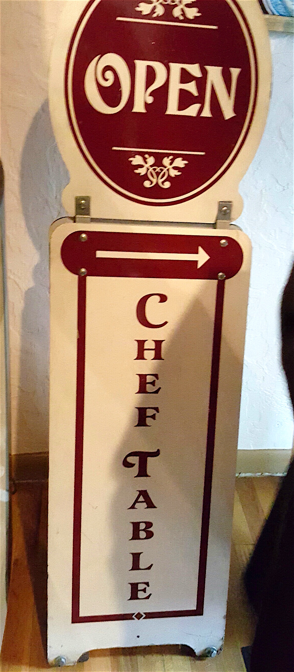 Follow the signs.