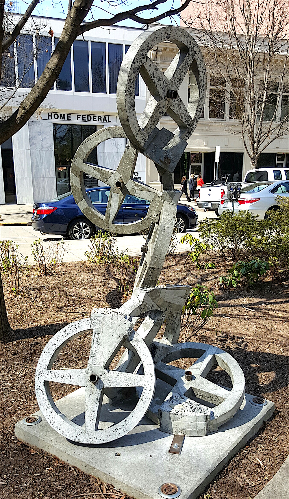 Wheels keep turning! Krutch Park.