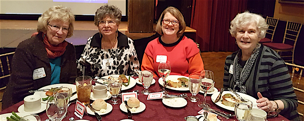 From left, Georgiana Vines, Fran Scheidt, Lisa Hammann and her aunt, Sara Phillips.