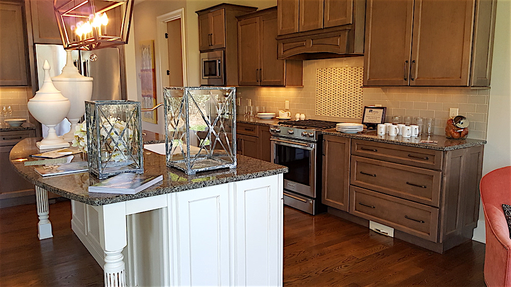Kitchen is by Ethan Alan Design Center. Designers are Mary Kay Steele, Susan Knolton, Missy Maloney, Donna Denney and Jeff Heiskell.