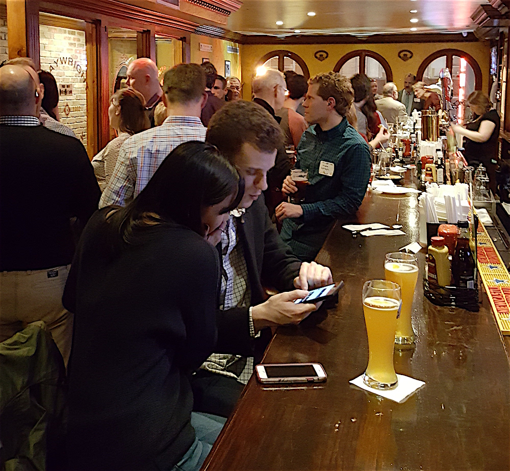It's a fun bar scene at Playwright Celtic Pub.