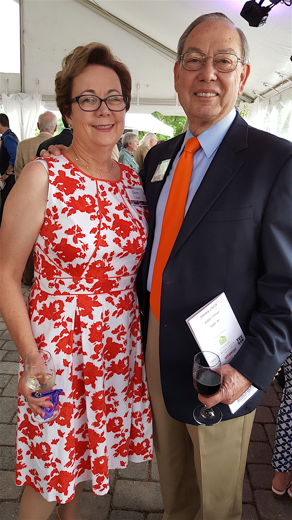Ilene and Chancellor Jimmy Cheek.