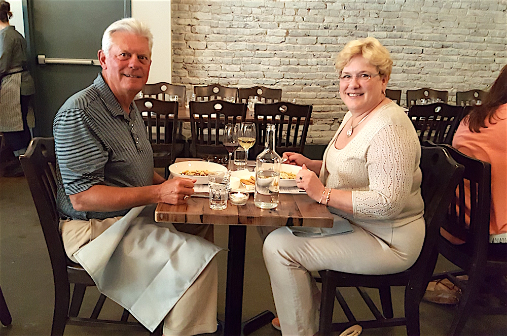 It was fun running into former Knoxville Police Chief Sterling Owen, IV, and his fun wife, Jolene.