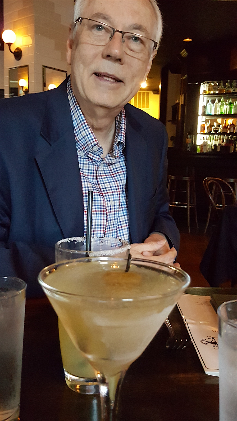 The margaritas and martinis were delicious.