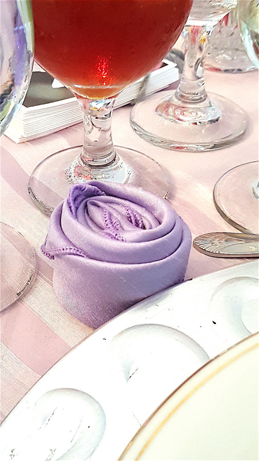 I even loved how the napkins were folded.
