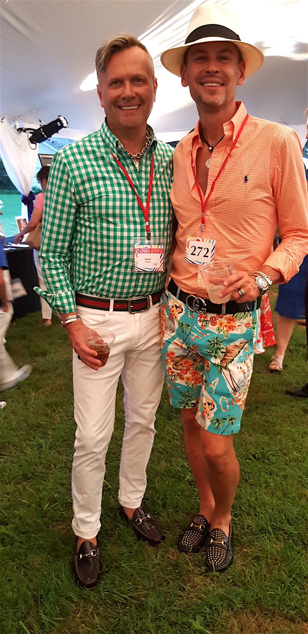 Bobby Brown, left, and Todd Richesin.