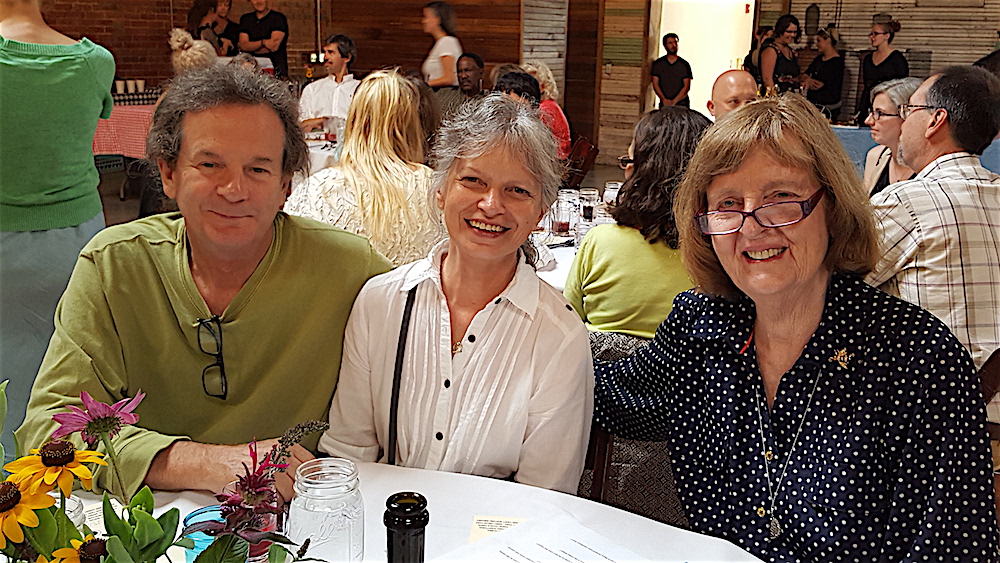From left, Greg Austin (a retired chef from Spago in Los Angeles!), Judy Loest and Barbara Kelly, the executive director of the Community Action Committee.